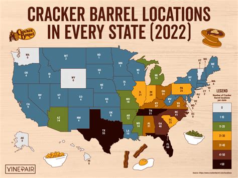 cracker barrel locations|map of cracker barrel locations by state.